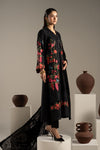 3 Piece Embroidered Linen Suit