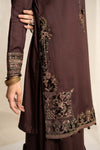 3 Piece Embroidered Dobby Linen Suit