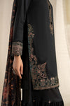 3 Piece Embroidered Dobby Linen Suit