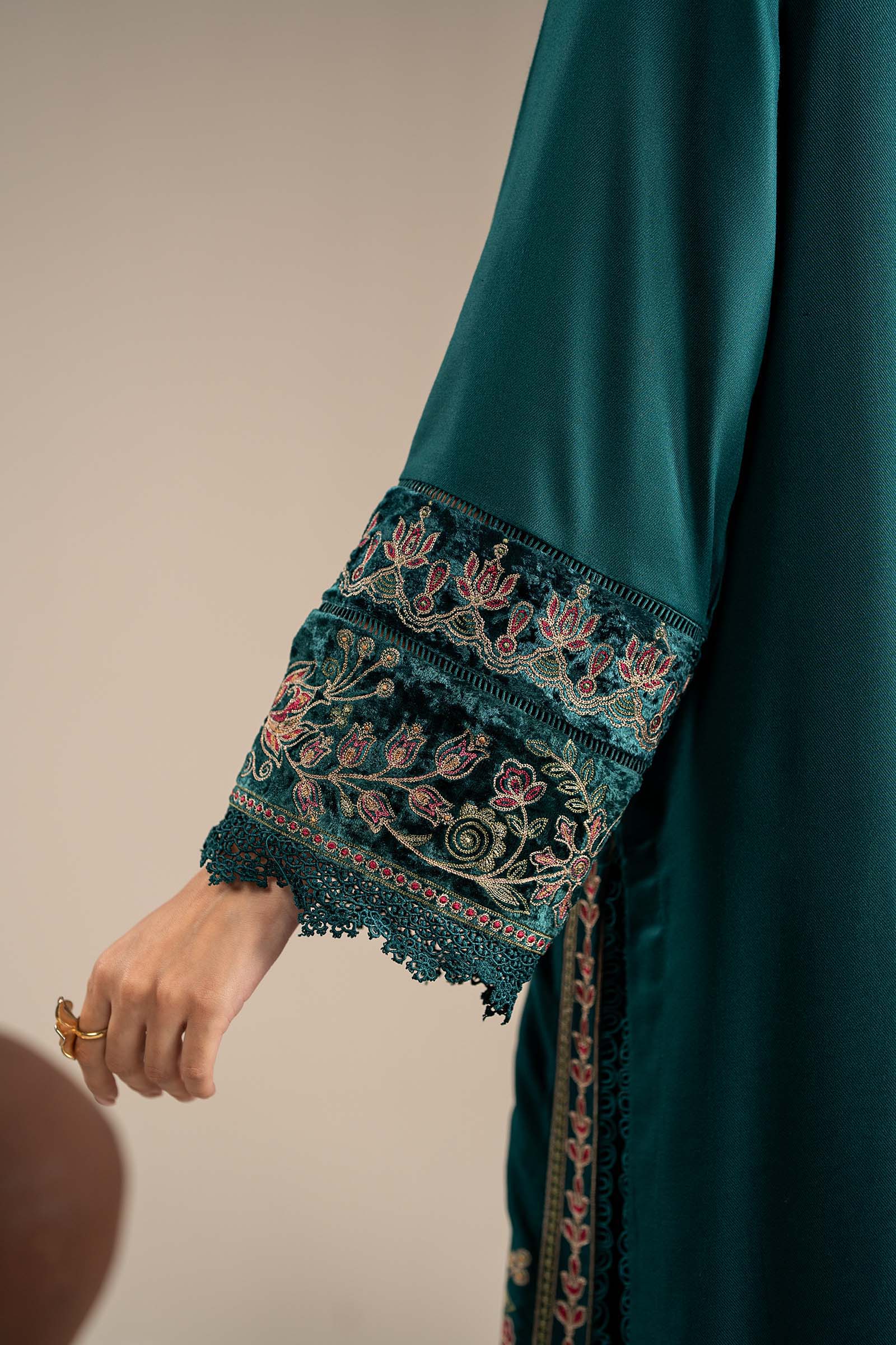 3 Piece Embroidered Marina Twill Suit