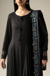 3 Piece Embroidered Linen Suit
