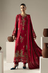 3 Piece Embroidered Linen Suit