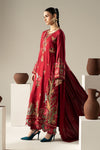 3 Piece Embroidered Linen Suit