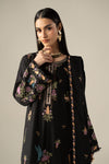 3 Piece Embroidered Linen Suit
