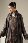 3 Piece Embroidered Linen Suit