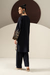 3 Piece Embroidered Linen Suit