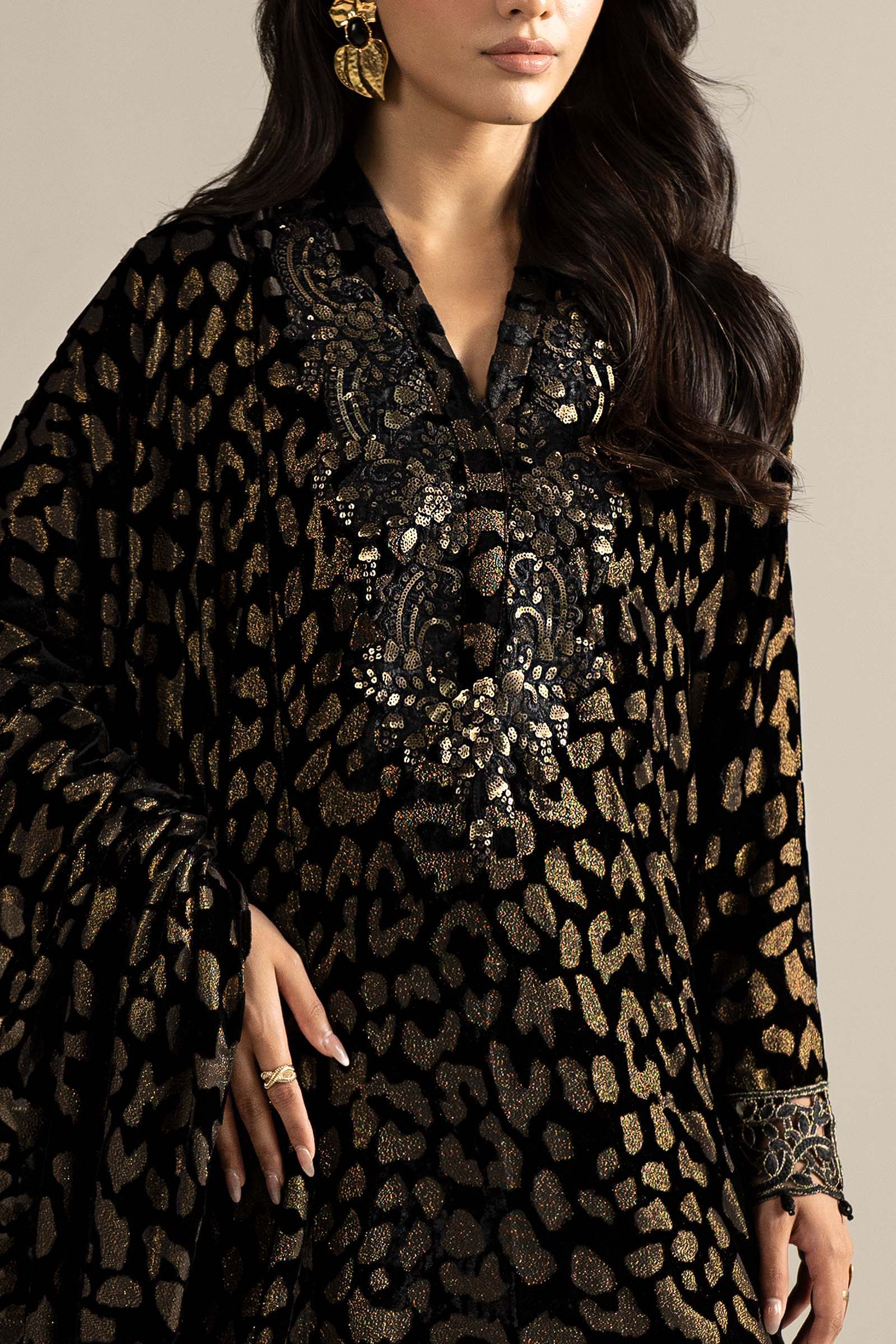 3 Piece Embroidered Palachi Suit