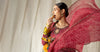 3 Piece Embroidered Raw Silk Suit