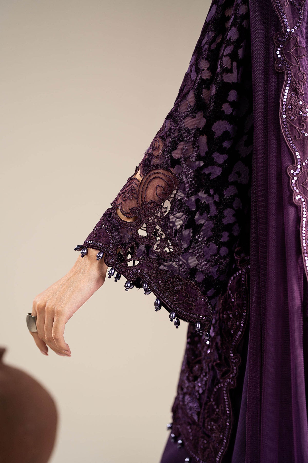 3 Piece Embroidered Palachi Suit