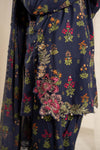 3 Piece Embroidered Khaddar Suit