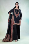 3 Piece Embroidered Linen Suit