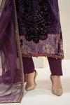 3 Piece Embroidered Plush Suit