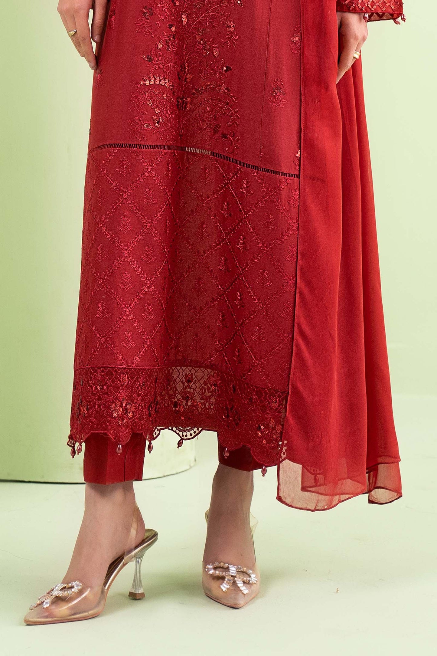 3 Piece Embroidered Lawn Suit