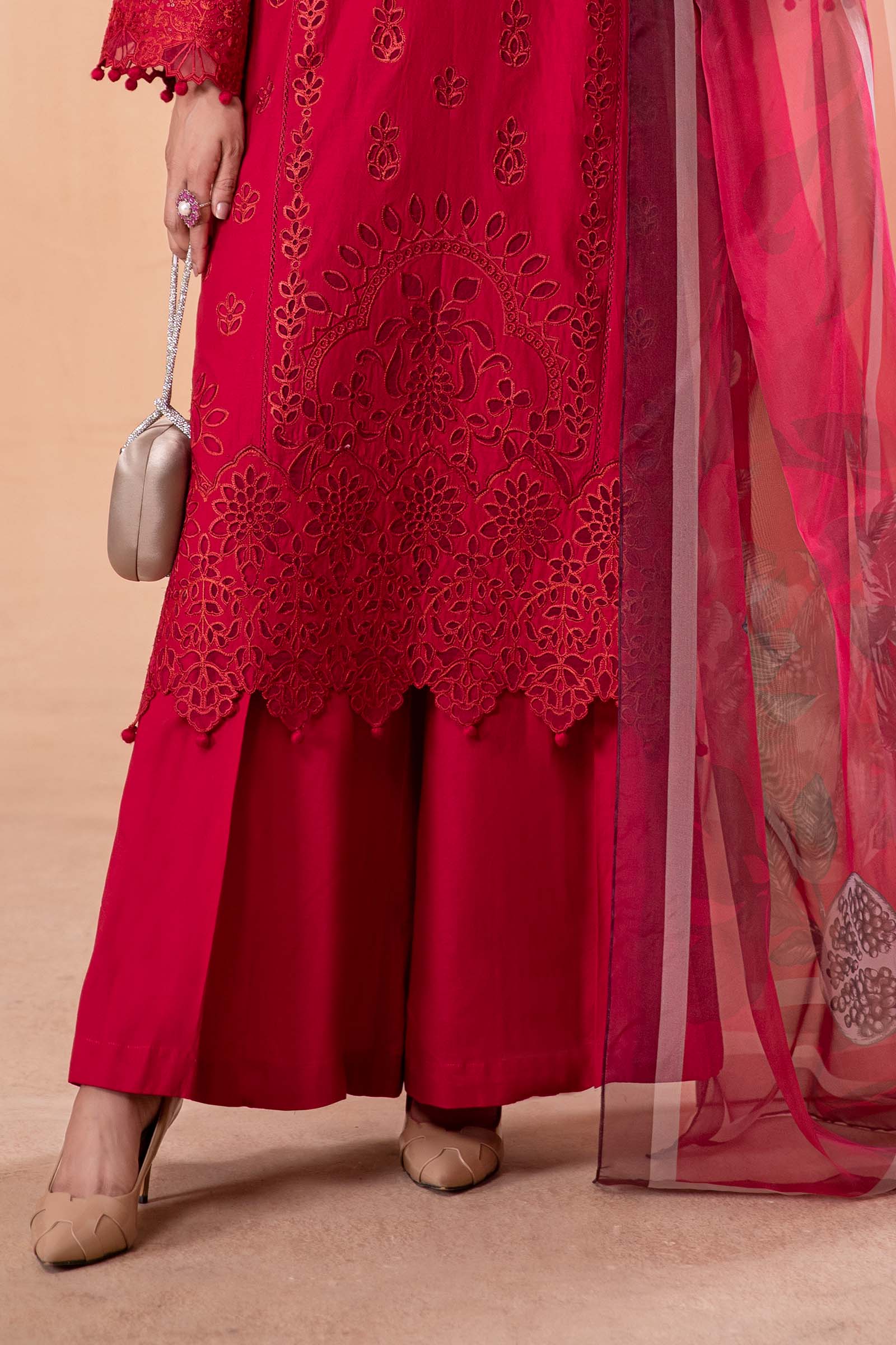 3 Piece Embroidered Lawn Suit