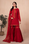 3 Piece Embroidered Lawn Suit