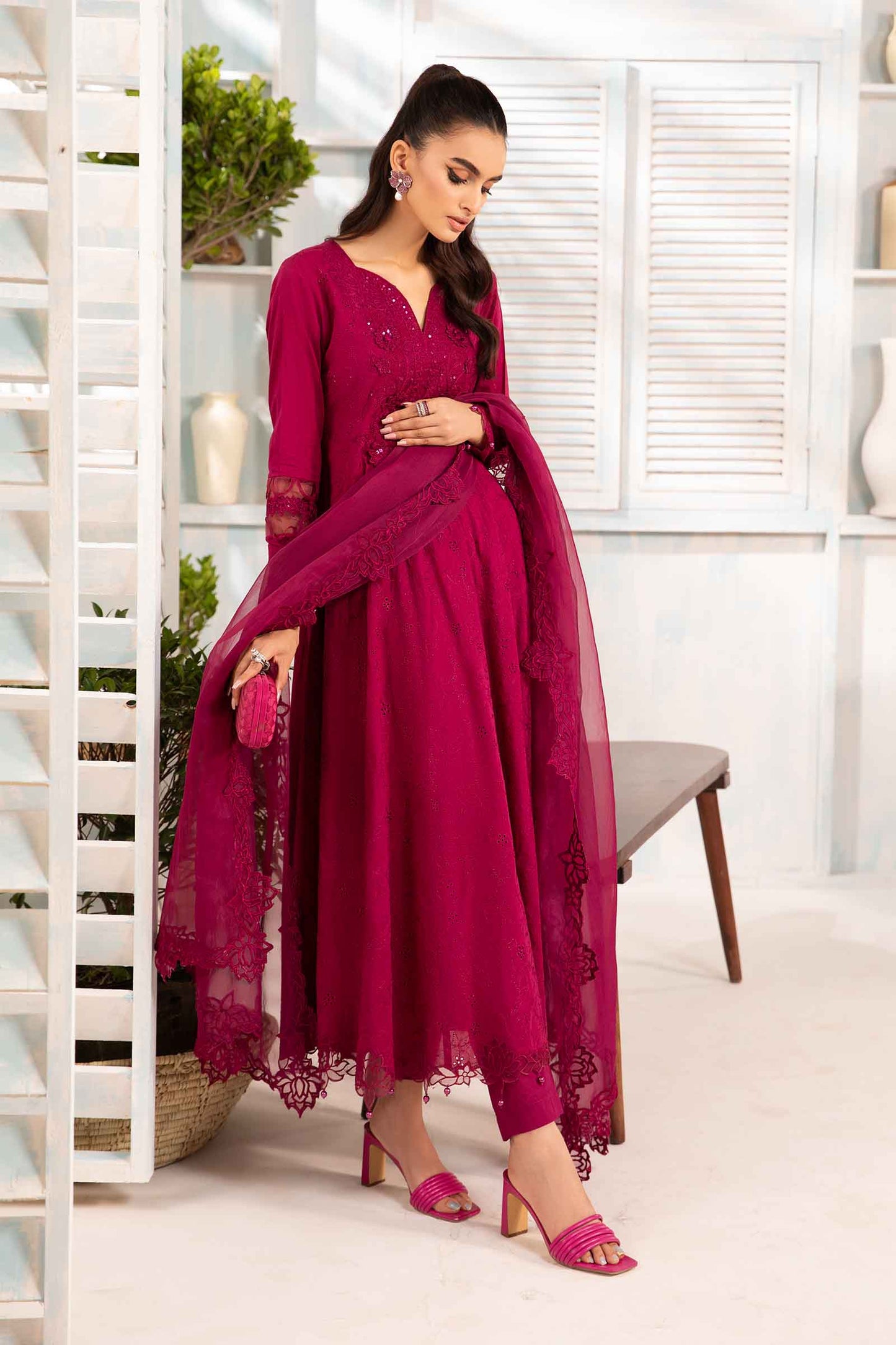 3 Piece Embroidered Lawn Suit