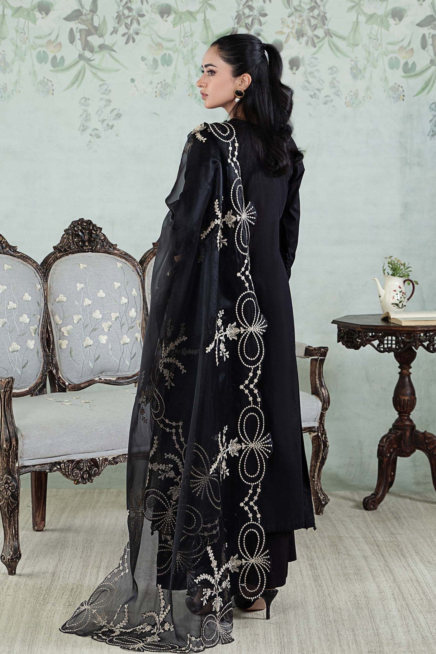 3 Piece Dyed Lawn Suit | DW-EA24-09