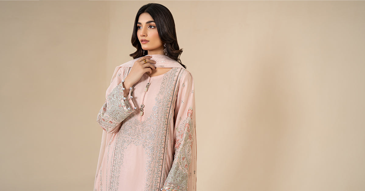 3 Piece Embroidered Lawn Suit