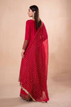 3 Piece Dyed Net Suit