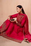 3 Piece Dyed Net Suit