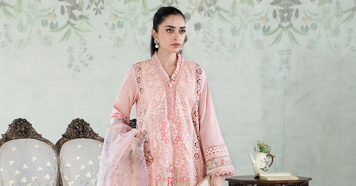 3 Piece Embroidered Lawn Suit