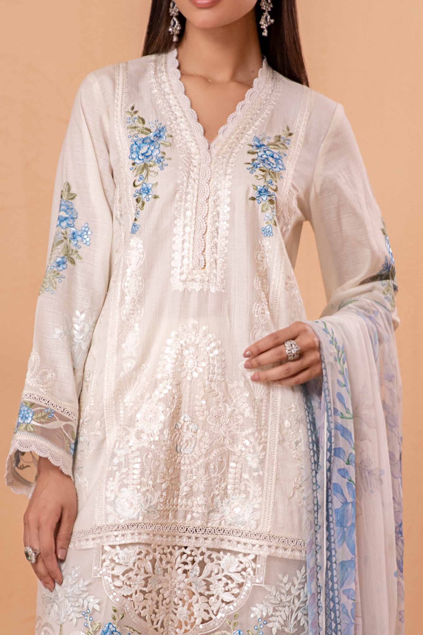 3 Piece Embroidered Lawn Suit