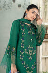 3 Piece Embroidered Jacquard Lawn Suit
