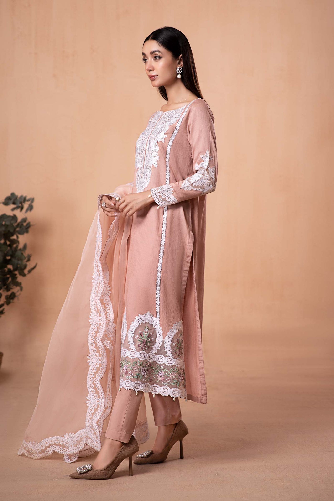 3 Piece Dyed Lawn Suit | DW-EA24-32