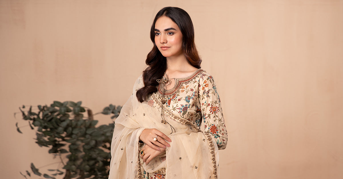 3 Piece Printed Lawn Suit