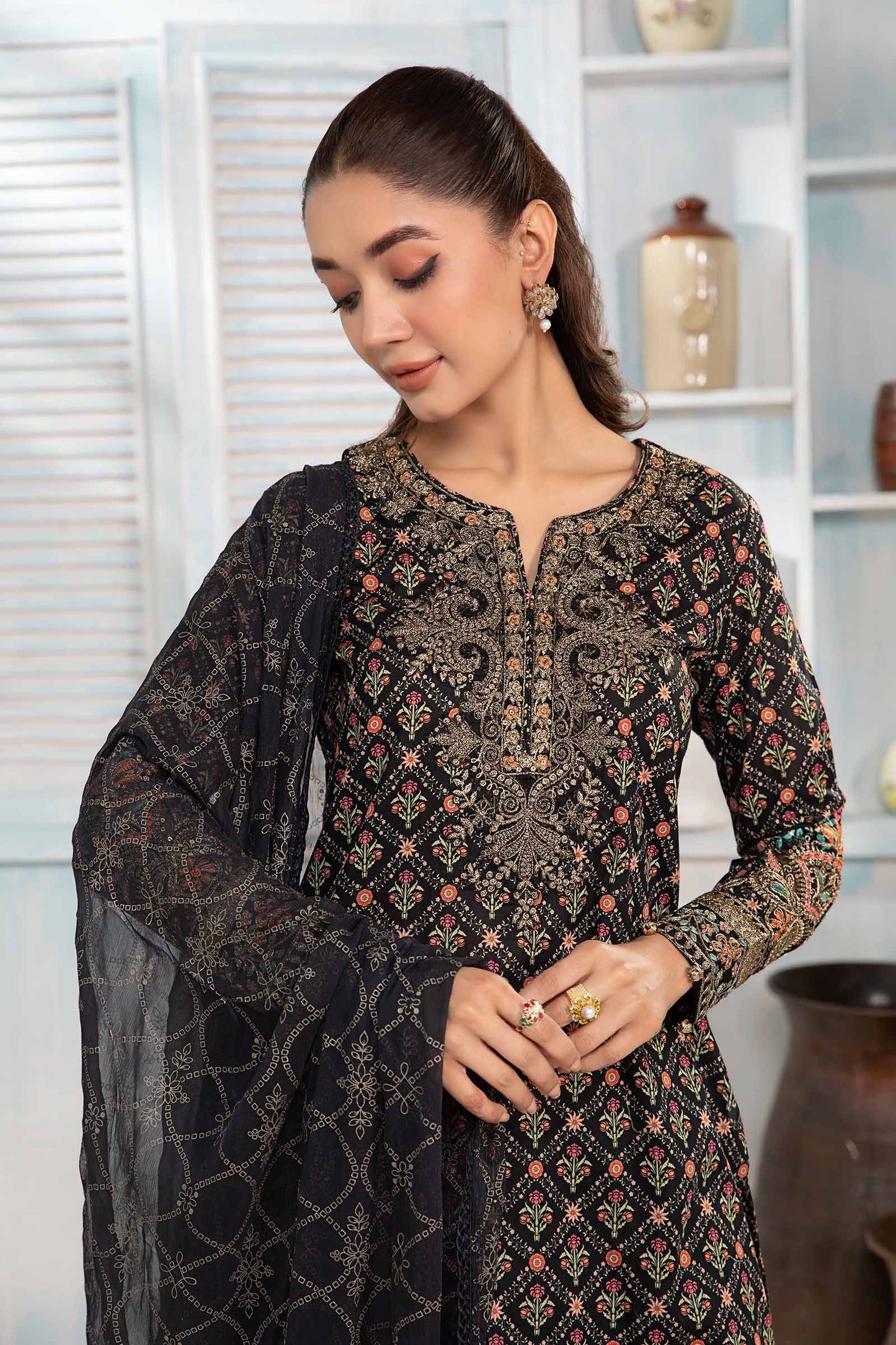 3 Piece Printed Lawn Suit