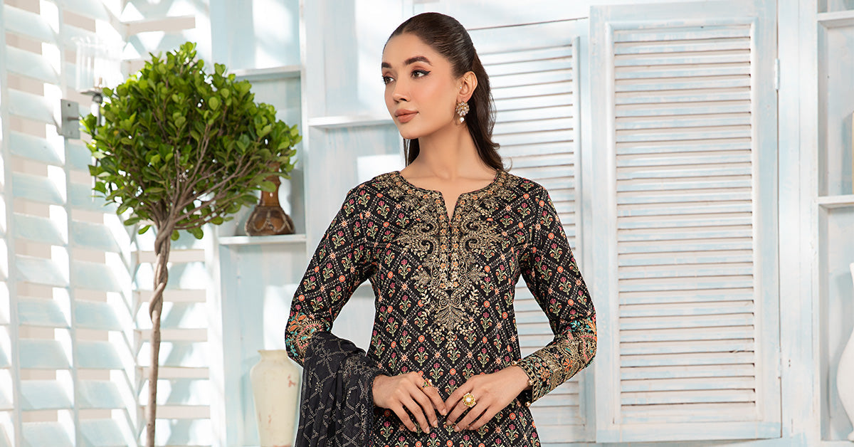 3 Piece Printed Lawn Suit