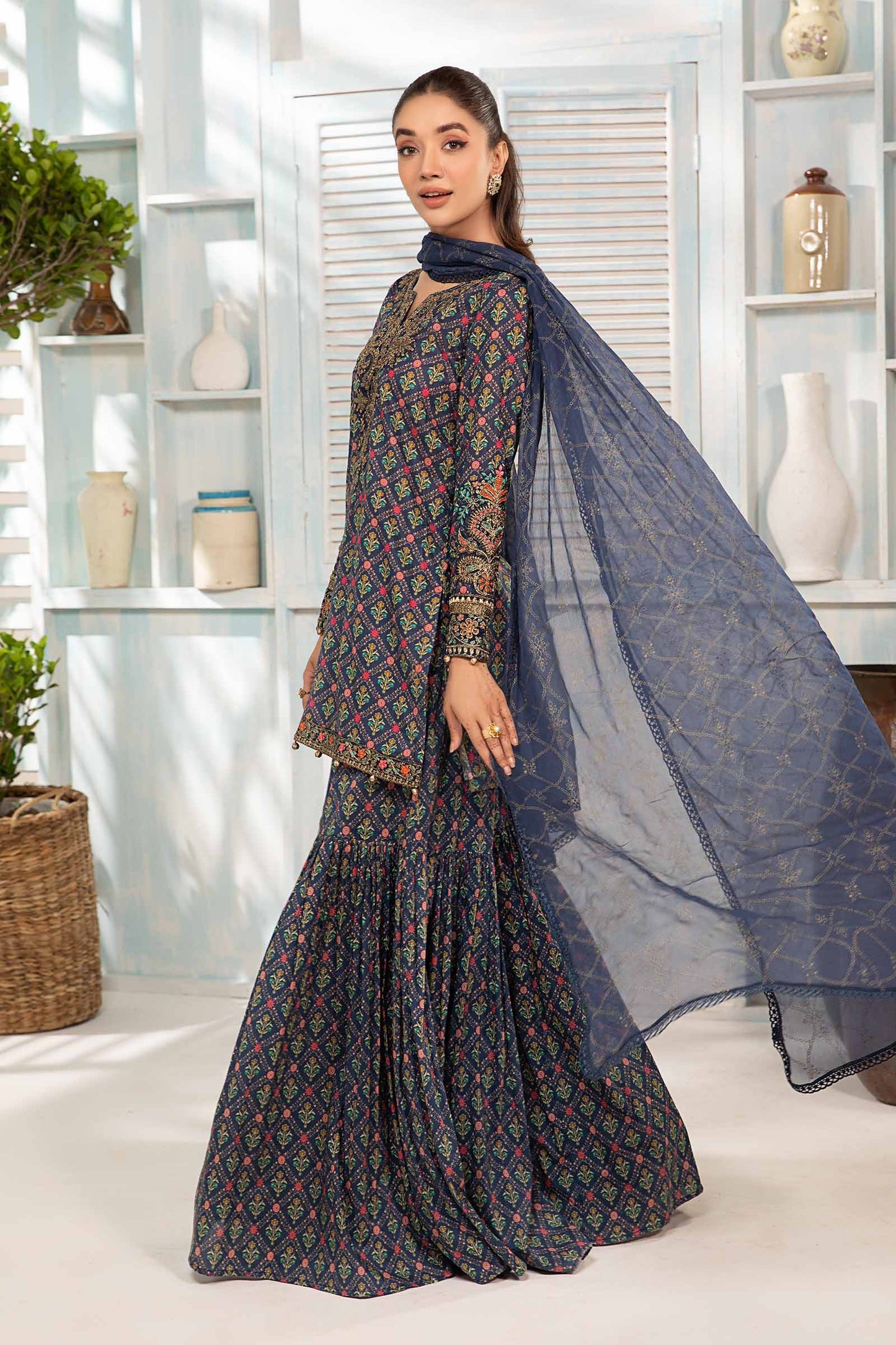 3 Piece Printed Lawn Suit