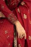 3 Piece Embroidered Dobby Lawn Suit