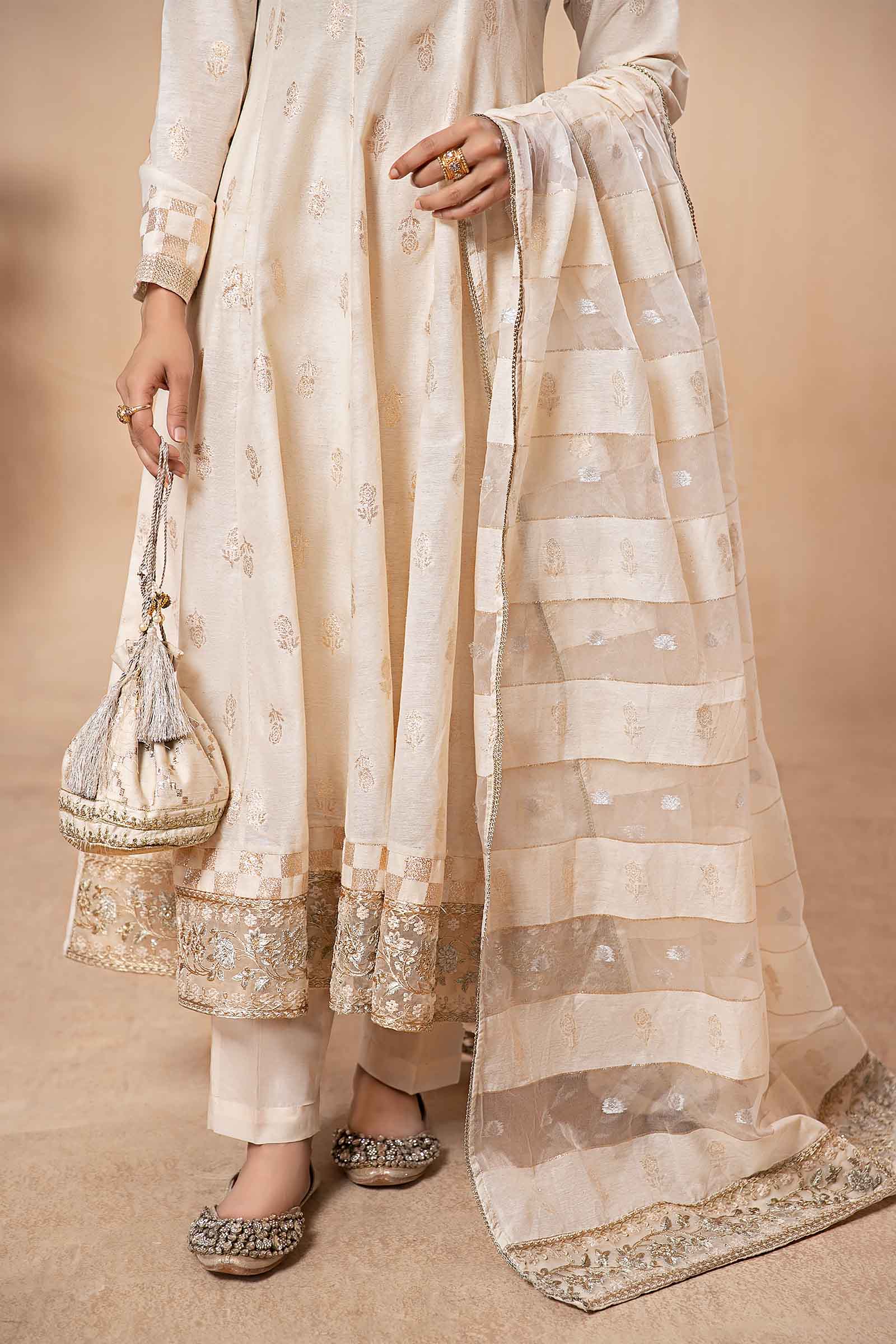 3 Piece Dyed Khadi Karandi Suit