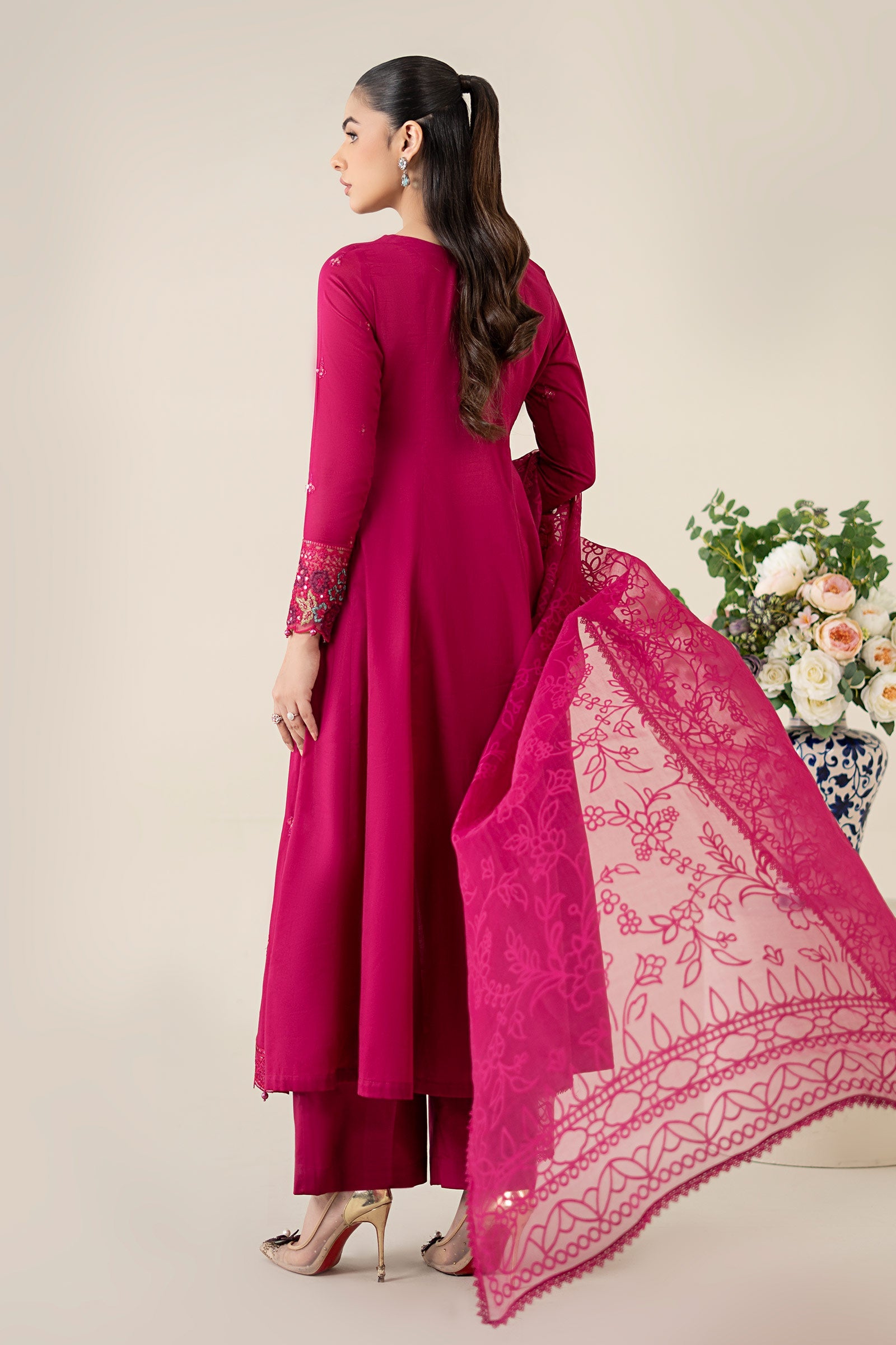 3 Piece Embroidered Lawn Suit
