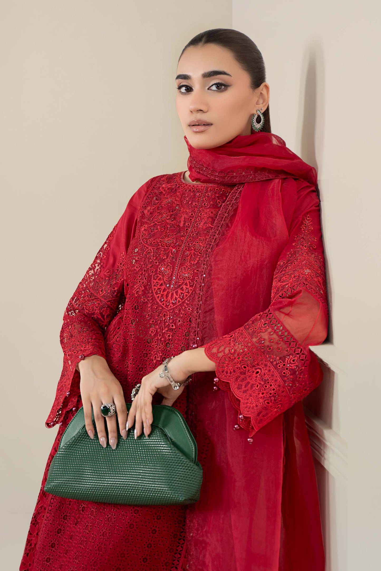 3 Piece Embroidered Lawn Suit