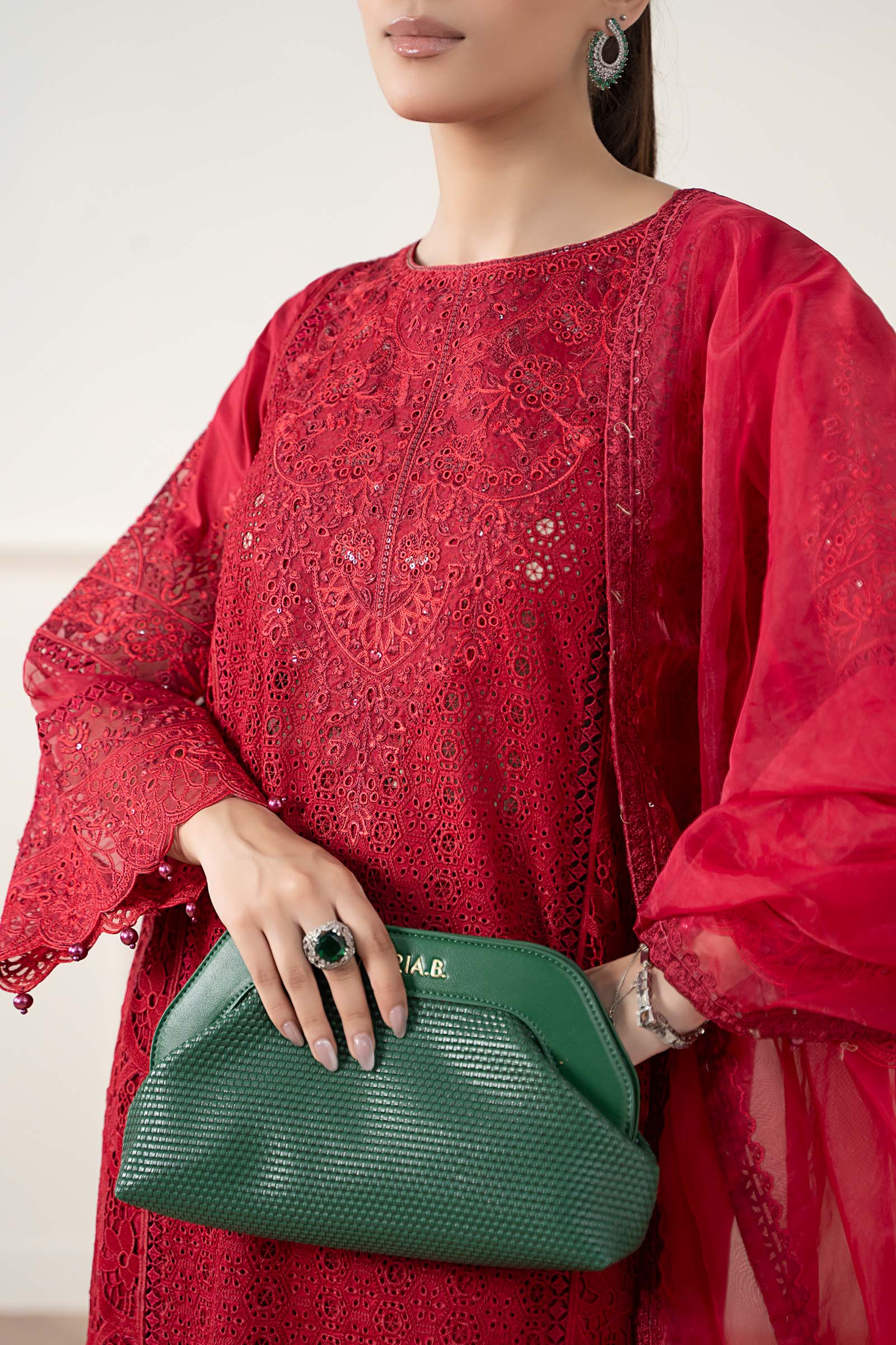 3 Piece Embroidered Lawn Suit