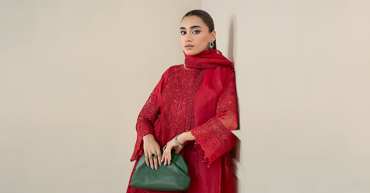 3 Piece Embroidered Lawn Suit