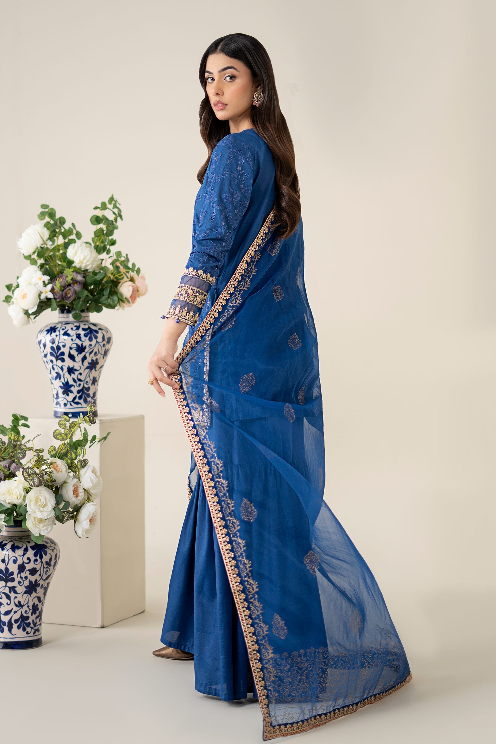3 Piece Embroidered Lawn Suit