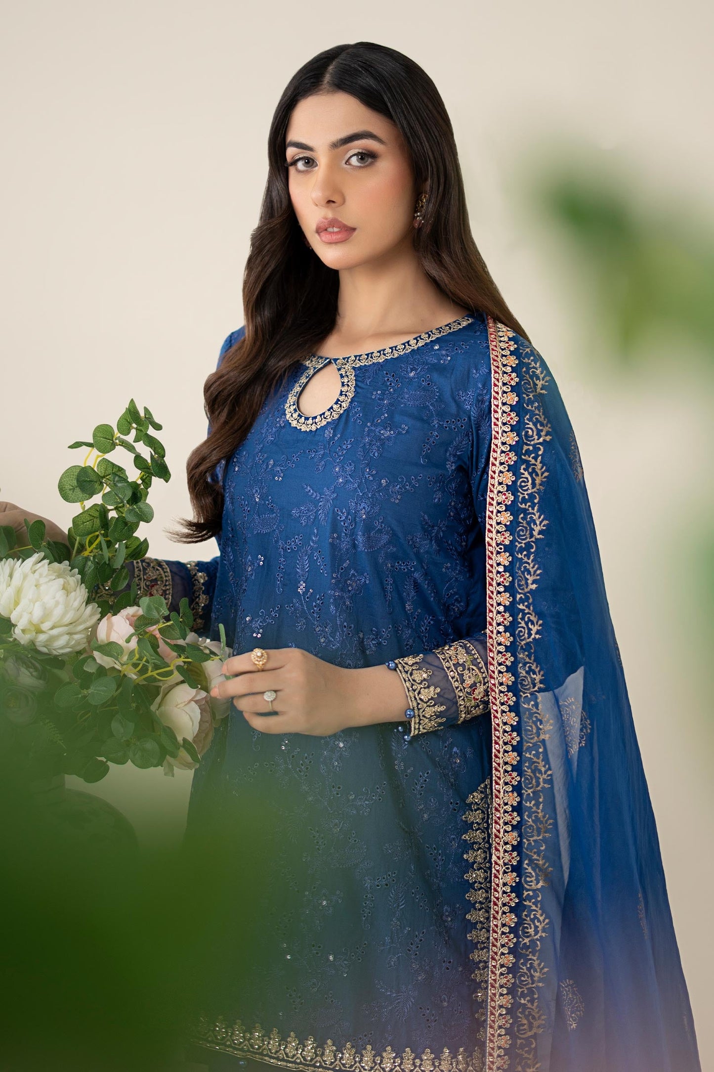 3 Piece Embroidered Lawn Suit