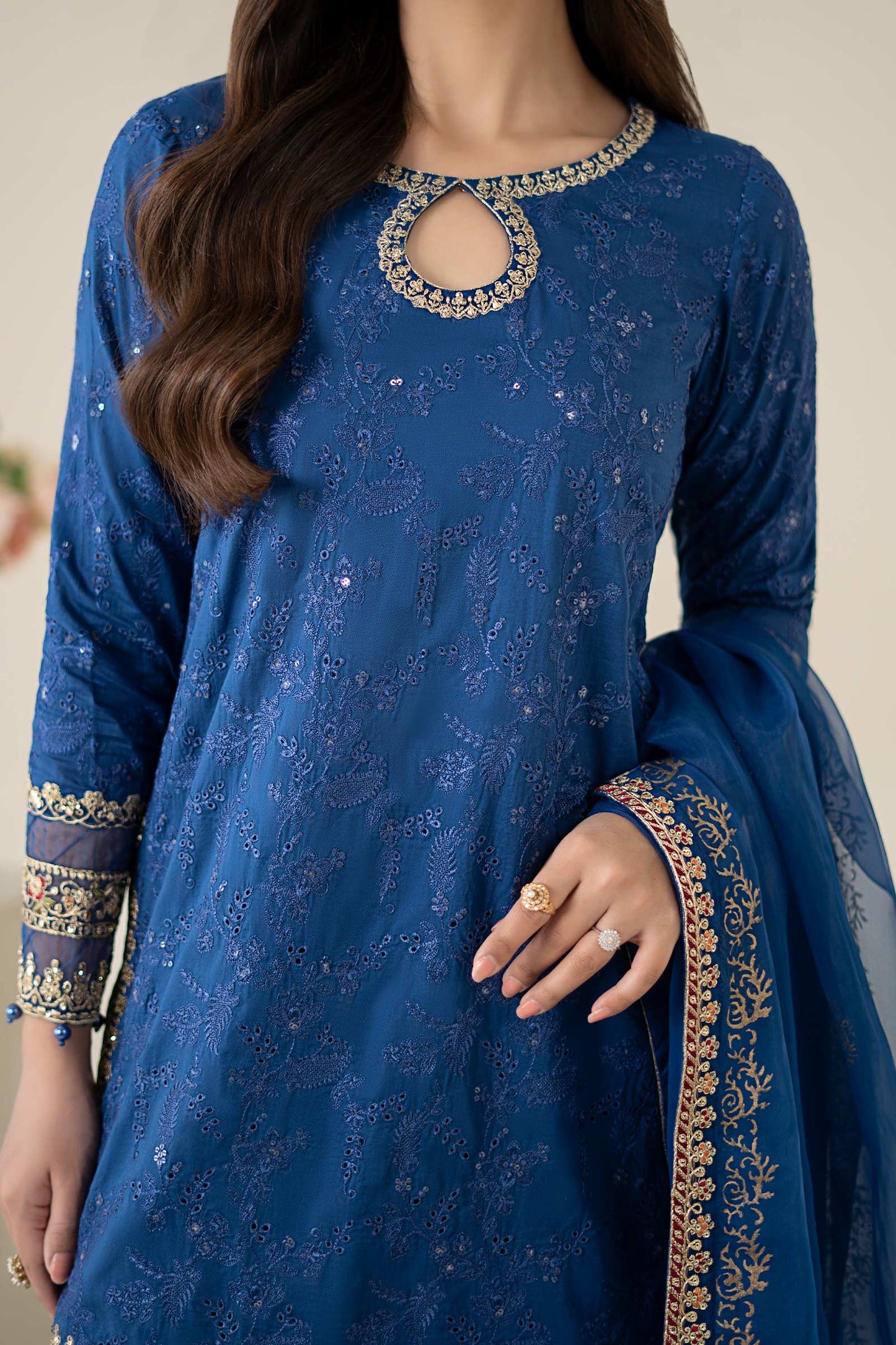 3 Piece Embroidered Lawn Suit