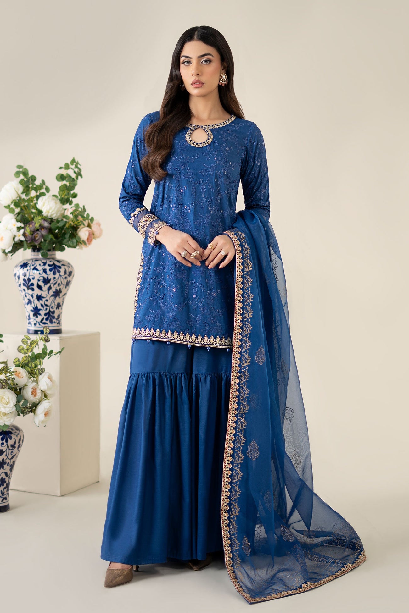 3 Piece Embroidered Lawn Suit