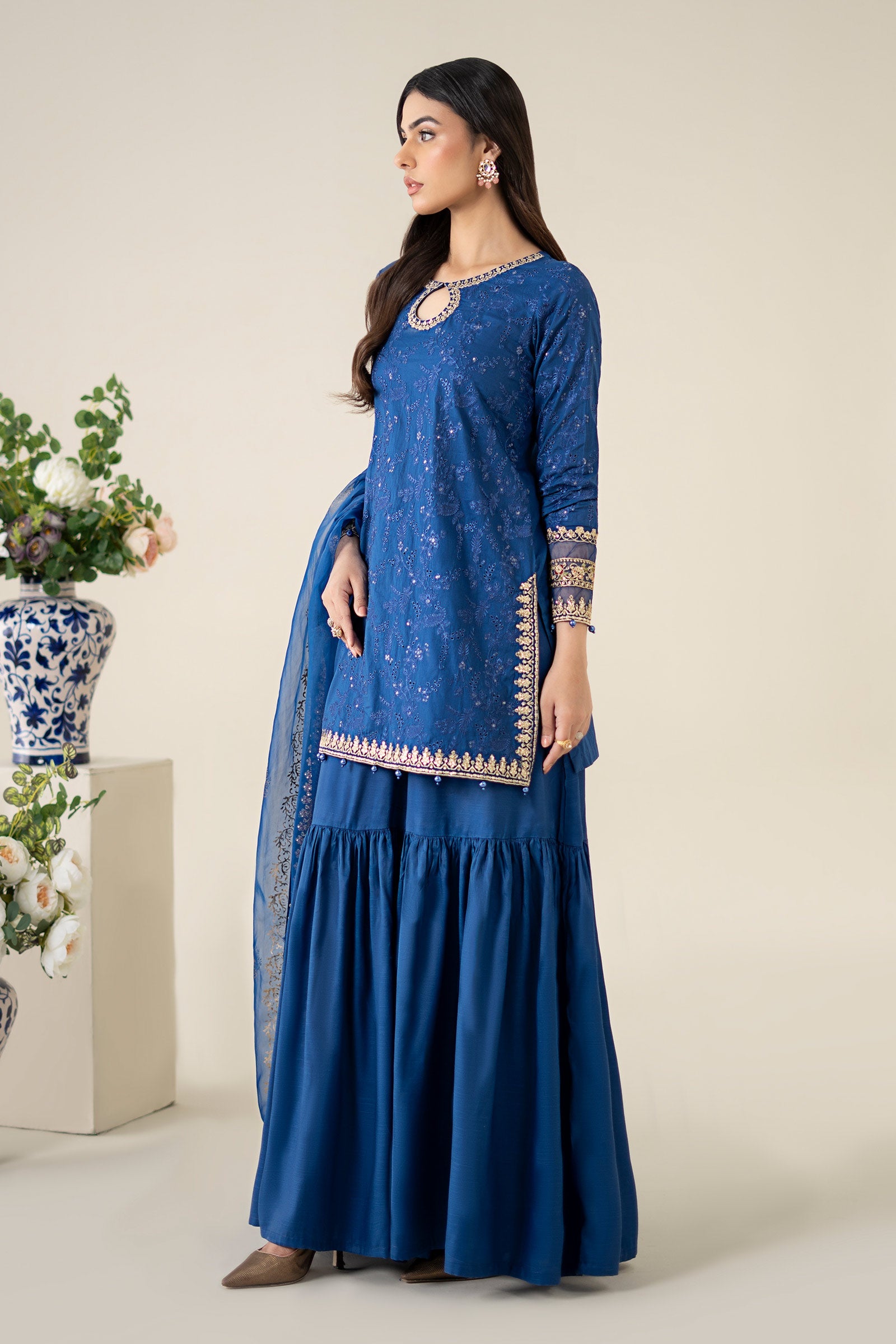 3 Piece Embroidered Lawn Suit