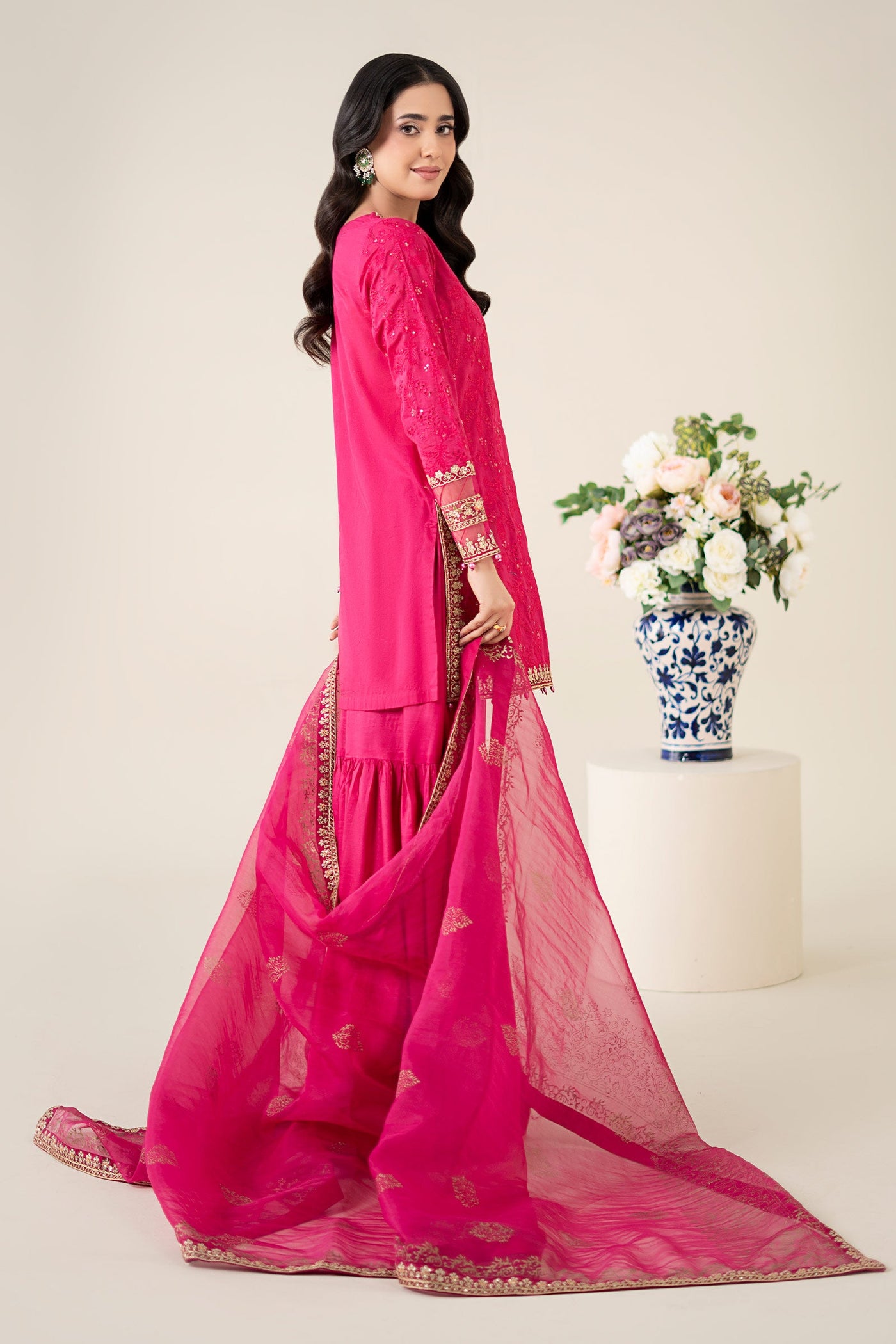 3 Piece Embroidered Lawn Suit