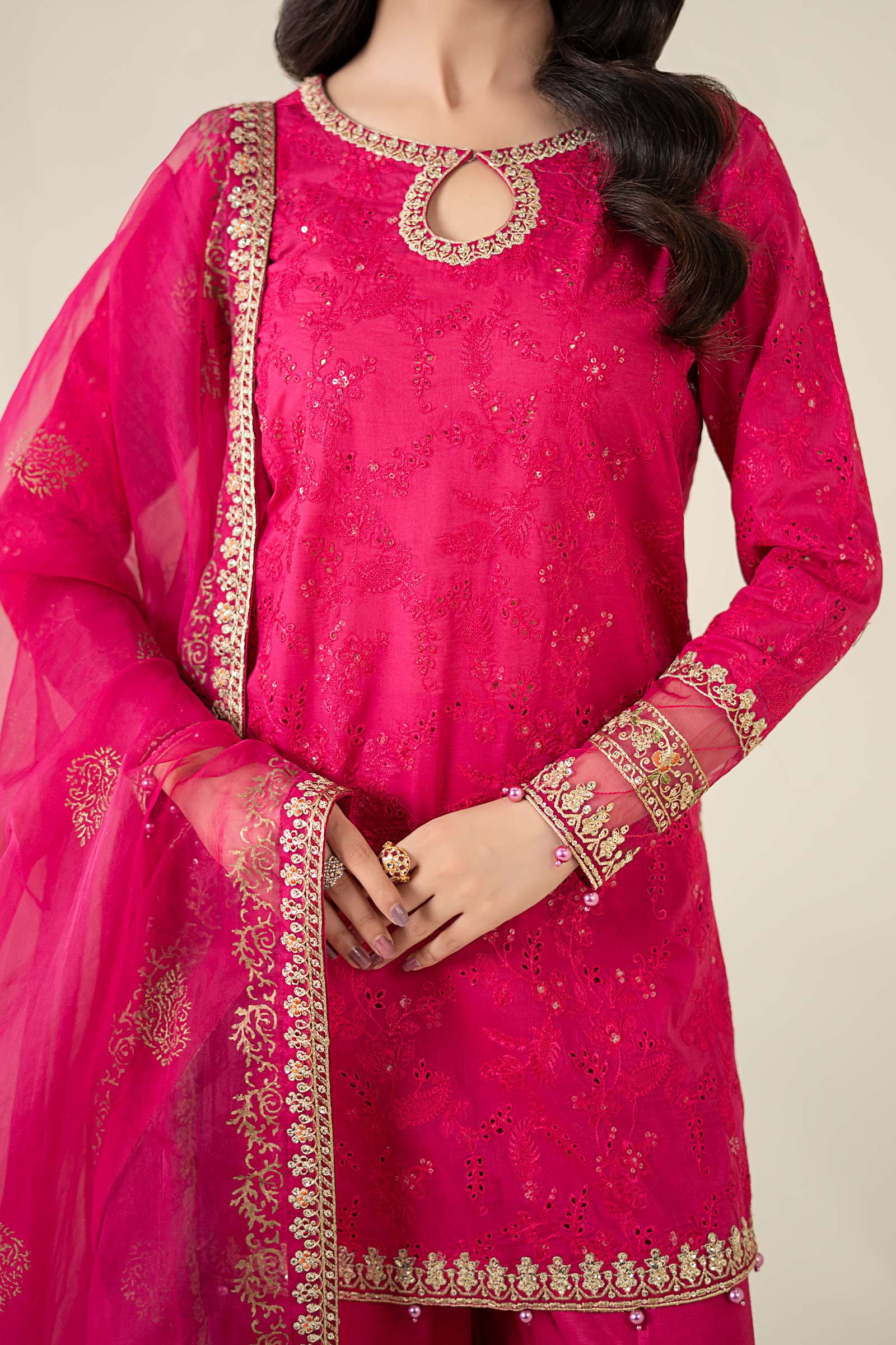 3 Piece Embroidered Lawn Suit