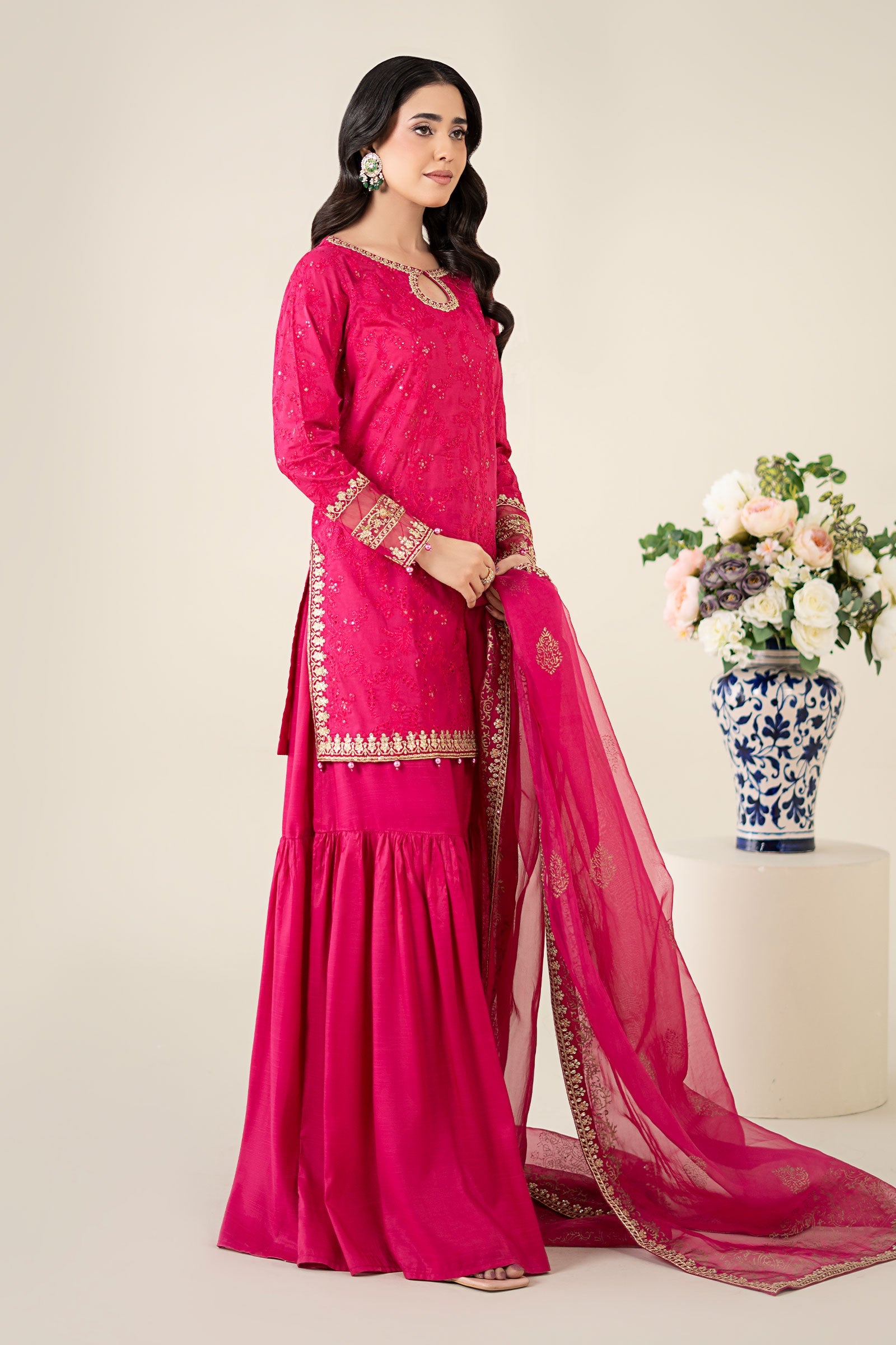 3 Piece Embroidered Lawn Suit