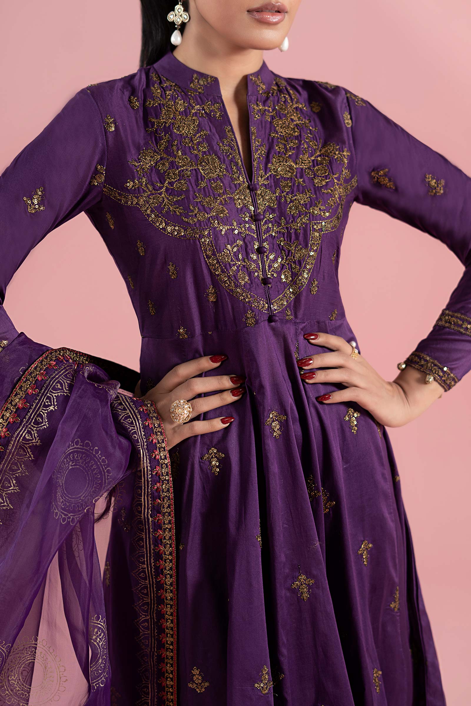 3 Piece Embroidered Lawn Suit