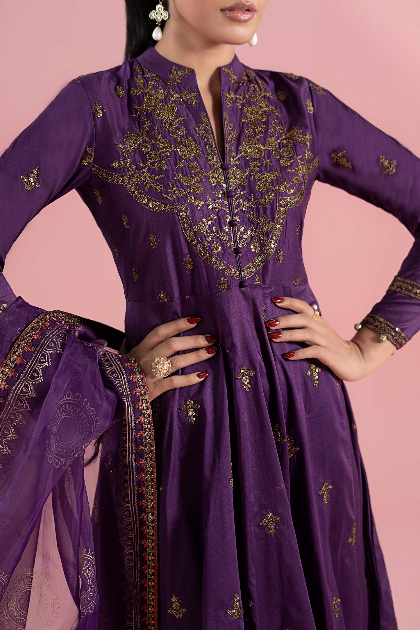 3 Piece Embroidered Lawn Suit