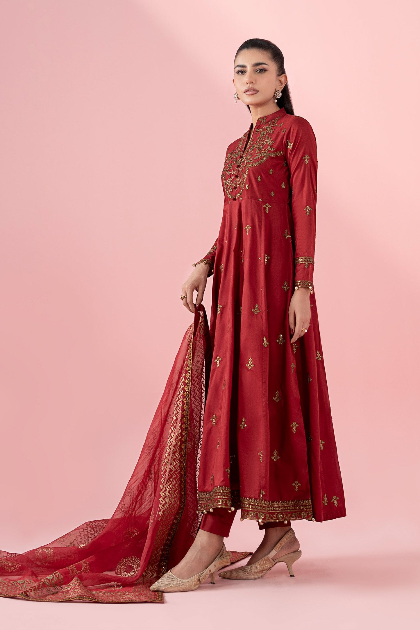 3 Piece Embroidered Lawn Suit