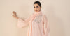 3 Piece Embellished Cotton Net Suit